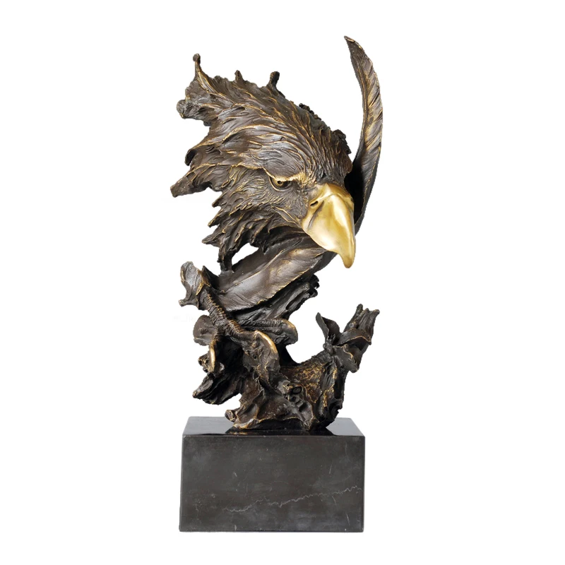 ATLIE BRONZES Copper Crafts Bronze Eagle Head Statue lucky Fengshui Decoration hawk statue bronze Desktop DECOR Business GIFT
ATLIE BRONZES Copper Crafts Bronze Eagle Head Statue lucky Fengshui Decoration hawk statue bronze Desktop DECOR Business GIFT