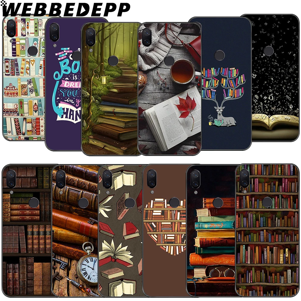 WEBBEDEPP Colorful Book Library book Soft Case for Xiaomi Redmi GO Note 4 4X 5 6 pro 5A Prime 7 8 Pro Cover
WEBBEDEPP Colorful Book Library book Soft Case for Xiaomi Redmi GO Note 4 4X 5 6 pro 5A Prime 7 8 Pro Cover