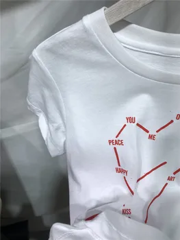 Women Tshirts Summer New Female Love Arrow Printed Cotton Short-sleeved T-shirt
Women Tshirts Summer New Female Love Arrow Printed Cotton Short-sleeved T-shirt