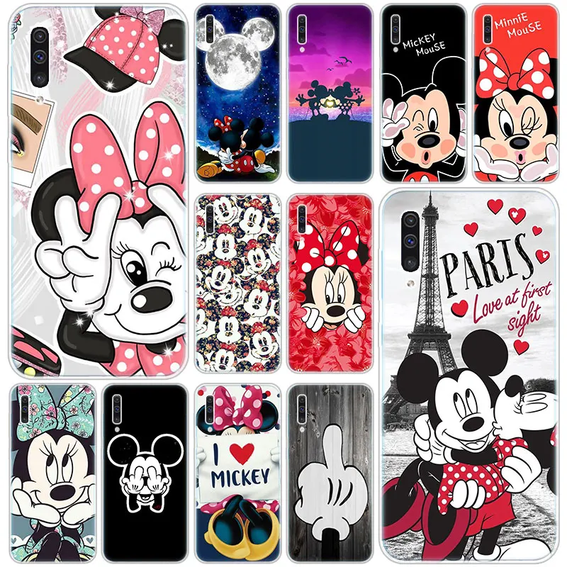 

Hot Cute Cartoon Mickey Minnie Silicone Case for Samsung Galaxy A90 5G A80 A70 A60 A50 A40 A30 A20 A10 S A10E A20E M10 M30S M40