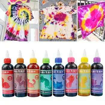 100ml One Step Permanent Paint Making Fabric Textile Decorating Colorful Clothing Tie Dye Kit Pigment Set Diy Painting Tools
100ml One Step Permanent Paint Making Fabric Textile Decorating Colorful Clothing Tie Dye Kit Pigment Set Diy Painting Tools