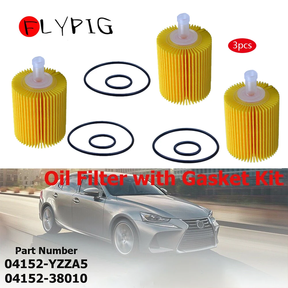 FLYPIG 3Pcs Oil Filter Drain Tube Plug Gaskets Petrol Filter For Lexus Toyota Genuine 04152-YZZA3 / 04152-31080 / 04152-31090
FLYPIG 3Pcs Oil Filter Drain Tube Plug Gaskets Petrol Filter For Lexus Toyota Genuine 04152-YZZA3 / 04152-31080 / 04152-31090