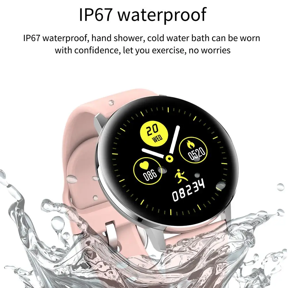 Smart Watch Sports IP67 Waterproof Fitness Pedometer IPS Screen Heart Rate Blood Pressure Monitoring App Message Smart Bracelet
Smart Watch Sports IP67 Waterproof Fitness Pedometer IPS Screen Heart Rate Blood Pressure Monitoring App Message Smart Bracelet