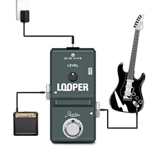 48K Looper Electric Guitar Effect Loop Pedal 10 Minutes of Looping Unlimited Overdubs USB Port True Bypass at Ghet Music Store.
48K Looper Electric Guitar Effect Loop Pedal 10 Minutes of Looping Unlimited Overdubs USB Port True Bypass at Ghet Music Store.