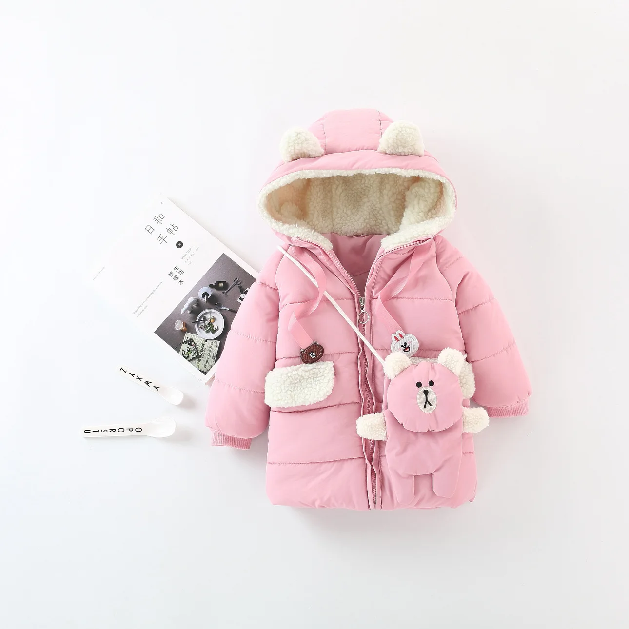 19 Winter New Cap Girls Padded Cotton Clothes with Numbers plus Velvet Medium Thick Small CHILDREN'S Cotton-padded Jacket down C
19 Winter New Cap Girls Padded Cotton Clothes with Numbers plus Velvet Medium Thick Small CHILDREN'S Cotton-padded Jacket down C
