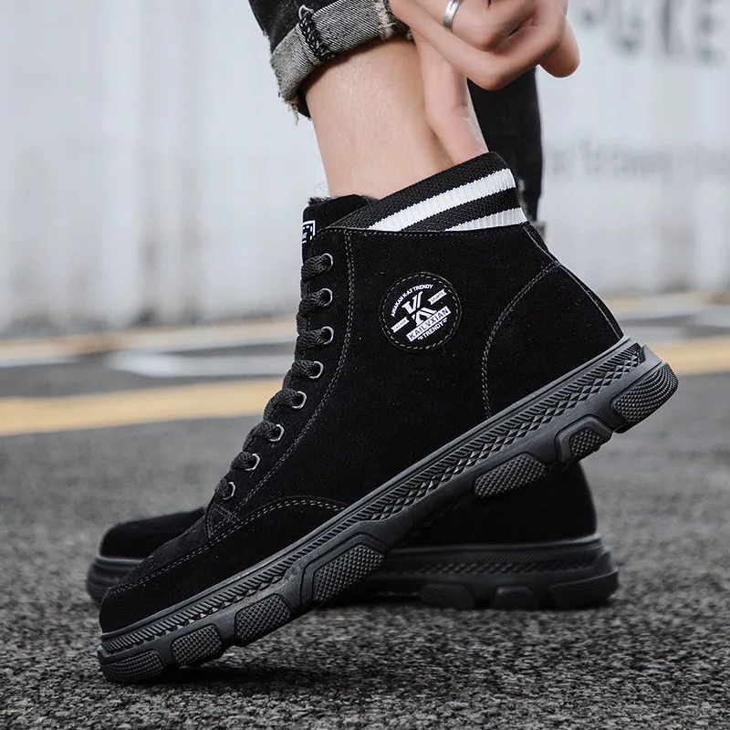 2019 Autumn And Winter New Style Men Cotton-padded Shoes Hight-top Boots England Retro Worker Boot Fashion Man Casual Versatile
2019 Autumn And Winter New Style Men Cotton-padded Shoes Hight-top Boots England Retro Worker Boot Fashion Man Casual Versatile