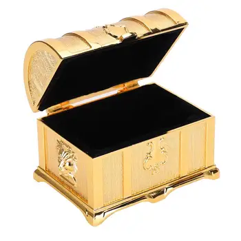 Golden European Style Retro Treasure Chest Pirate Style Jewelry Container Accessory Storage Jewelry Box Case Organizer Holder
Golden European Style Retro Treasure Chest Pirate Style Jewelry Container Accessory Storage Jewelry Box Case Organizer Holder