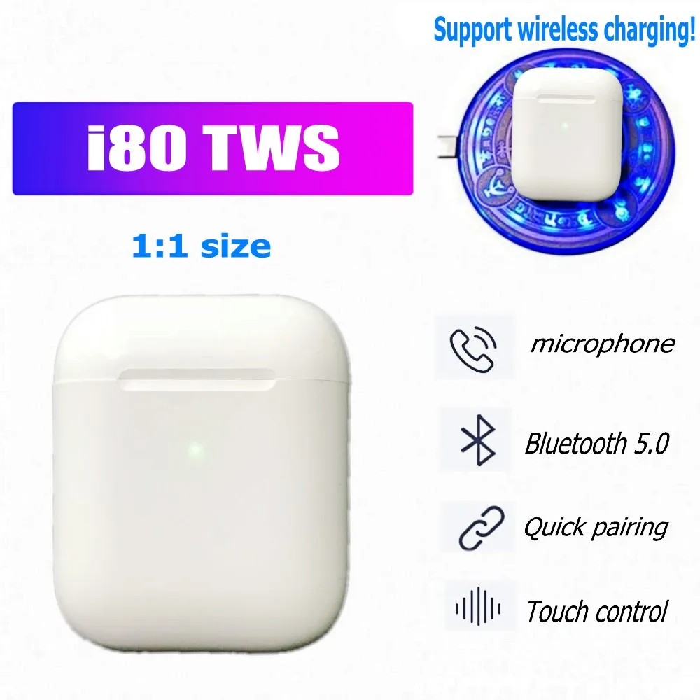 i80 TWS P-o-p up+Touch function+wrieless charging i20 tws headset Bluetooth 5.0 6D bass i100 tws earphone pk W1 chip pk i30 tws
i80 TWS P-o-p up+Touch function+wrieless charging i20 tws headset Bluetooth 5.0 6D bass i100 tws earphone pk W1 chip pk i30 tws
