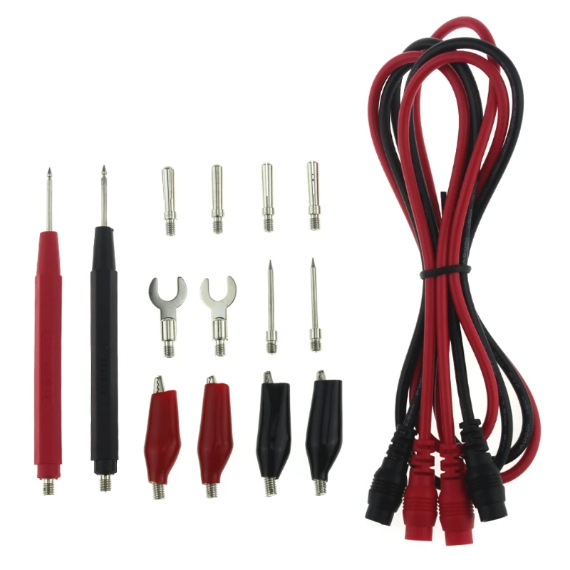 Multifunction Digital Multimeter Probe Test Leads / Alligator Clip Test Kit Drop Ship
Multifunction Digital Multimeter Probe Test Leads / Alligator Clip Test Kit Drop Ship