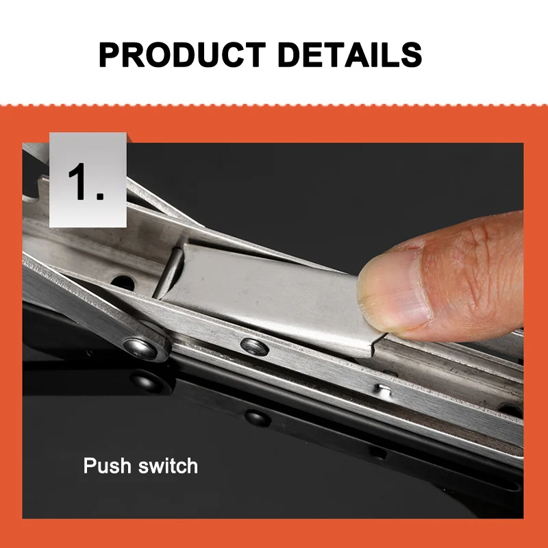 2pcs Stainless Steel Folding Stand Table Bracket Shelf Bench 200kg Load Heavy TUE88