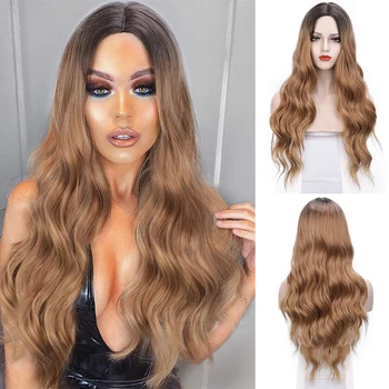 AISI QUEENS Synthetic Wigs Blown Ombre Long Wavy Mid-Point Synthetic Wigs for Women Black Blonde 3 Colors Natural Hairline Wigs 
AISI QUEENS Synthetic Wigs Blown Ombre Long Wavy Mid-Point Synthetic Wigs for Women Black Blonde 3 Colors Natural Hairline Wigs
