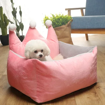 Cute Warm Pet Dogs Bed Winter Soft Cotton Cushion Small Medium Dogs Mattress Removable Kennel Crown Princess House Accessories
Cute Warm Pet Dogs Bed Winter Soft Cotton Cushion Small Medium Dogs Mattress Removable Kennel Crown Princess House Accessories