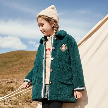 Winter Children Mid Length Jackets For Kids Girls Turn Down Collar Single Breasted Coats Thermal Thick Outerwear Teen Overcoats
Winter Children Mid Length Jackets For Kids Girls Turn Down Collar Single Breasted Coats Thermal Thick Outerwear Teen Overcoats