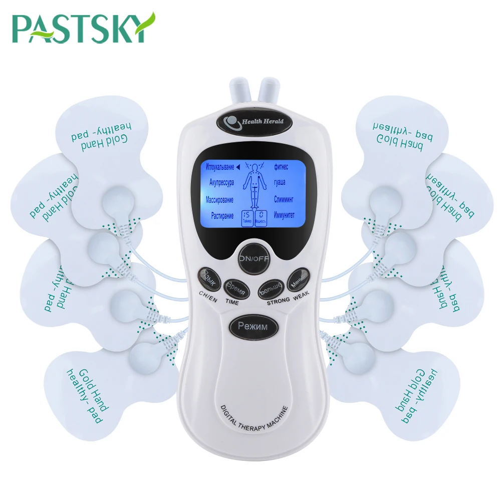 EMS Electric Pulse Tens Acupuncture Body Massage Digital Therapy Machine Back Neck Muscle Stimulator Electrostimulator massager
EMS Electric Pulse Tens Acupuncture Body Massage Digital Therapy Machine Back Neck Muscle Stimulator Electrostimulator massager