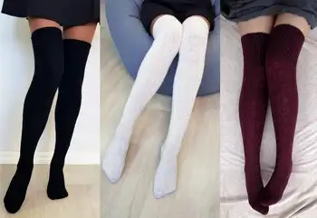 2020 Fashion Women Wool Cashmere Over Knee Thigh-High Thick Solid Boot Pure Color Simple Socks Warm Winter Hot
2020 Fashion Women Wool Cashmere Over Knee Thigh-High Thick Solid Boot Pure Color Simple Socks Warm Winter Hot