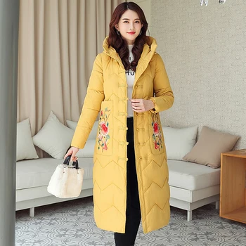 2019 New Winter Lady Women Down Jacket Embroidery National Customs Retro Women’s Wear Long Sleeve With Hooded Slim Cotton Down
2019 New Winter Lady Women Down Jacket Embroidery National Customs Retro Women’s Wear Long Sleeve With Hooded Slim Cotton Down