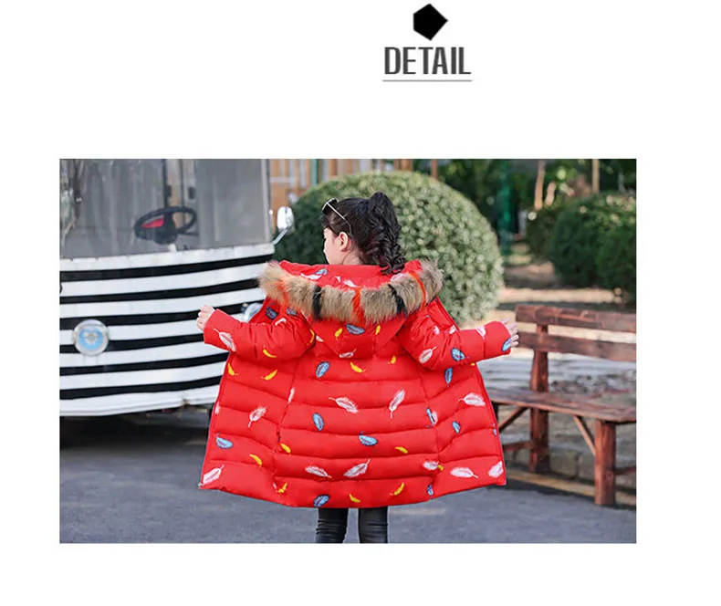 Girls Winter Coats Kids 2019 Winter Jacket For Girls Cotton-padded Clothes Children's Hooded Velour Girls Jackets Outwear 3-12t