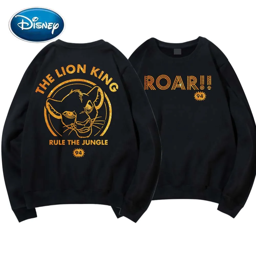 Disney Sweatshirt SIMBA The Lion King of the Jungle Letter Cartoon Print O-Neck Pullover Unisex Women Long Sleeve Tops 5 Colors
Disney Sweatshirt SIMBA The Lion King of the Jungle Letter Cartoon Print O-Neck Pullover Unisex Women Long Sleeve Tops 5 Colors