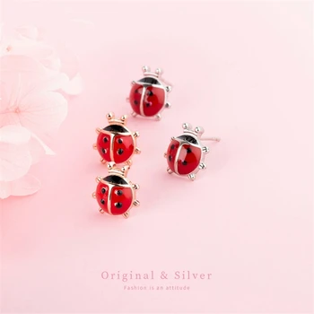 2020 Drop Shipping 925 Real Silver Cute Romantic Animal Ladybug Stud Earrings For Girls Kids Mini Golden Birthday Gift Ear Studs
2020 Drop Shipping 925 Real Silver Cute Romantic Animal Ladybug Stud Earrings For Girls Kids Mini Golden Birthday Gift Ear Studs