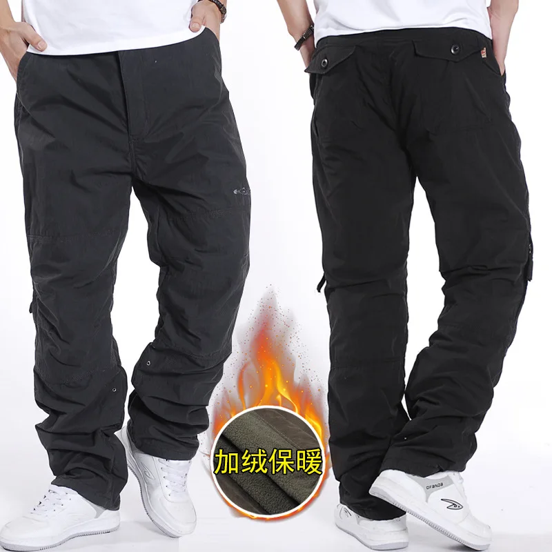 Middle-aged Men Brushed And Thick Casual Pants Autumn And Winter New Style Loose And Plus-sized Warm Trousers Multi-port
Middle-aged Men Brushed And Thick Casual Pants Autumn And Winter New Style Loose And Plus-sized Warm Trousers Multi-port