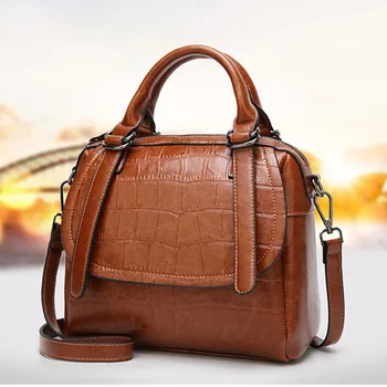 New Style Handbag Fashion Pillow Bag Retro Oil Skin Crocodile Pattern Shoulder WOMEN'S Bag
New Style Handbag Fashion Pillow Bag Retro Oil Skin Crocodile Pattern Shoulder WOMEN'S Bag