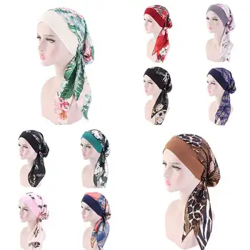 Muslim Hijab Cancer Chemo Flower Print Hat Turban Cap Cover Hair Loss Head Scarf Wrap Pre-Tied Headwear Strech Womens Bandana
Muslim Hijab Cancer Chemo Flower Print Hat Turban Cap Cover Hair Loss Head Scarf Wrap Pre-Tied Headwear Strech Womens Bandana