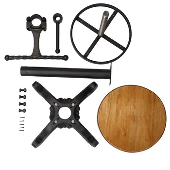 Rural High Barstool Adjustable Height Bar Stool Durable Home Dining Chair Portable Home Stool Cast Iron Pub Furniture Home Decor
Rural High Barstool Adjustable Height Bar Stool Durable Home Dining Chair Portable Home Stool Cast Iron Pub Furniture Home Decor