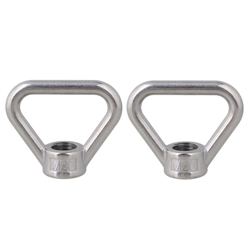 304 Stainless Steel Triangle Shape M20 Eyed Threaded Nuts Lifting Gear Fasteners Lifting Eye Nut Pack of 2
304 Stainless Steel Triangle Shape M20 Eyed Threaded Nuts Lifting Gear Fasteners Lifting Eye Nut Pack of 2