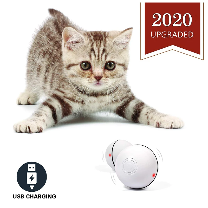 Smart Interactive Cat Toy 360 Degree Self Rotating Ball Pets Playing Toys Motion Activated USB Rechargable Pet Ball
Smart Interactive Cat Toy 360 Degree Self Rotating Ball Pets Playing Toys Motion Activated USB Rechargable Pet Ball