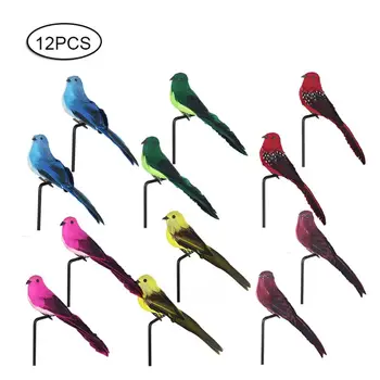 12pcs Artificial Simulation Foam Bird, Sparrow Ornaments DIY Craft for Home Garden Wedding Decoration Party Accessories
12pcs Artificial Simulation Foam Bird, Sparrow Ornaments DIY Craft for Home Garden Wedding Decoration Party Accessories