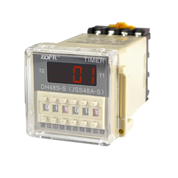 DH48S Digital LED Indicator Time On Delay Relay Module 12V 24V DC 36V 120V 380V AC Adjustable Cycling Electrical Timer Din Rail
DH48S Digital LED Indicator Time On Delay Relay Module 12V 24V DC 36V 120V 380V AC Adjustable Cycling Electrical Timer Din Rail