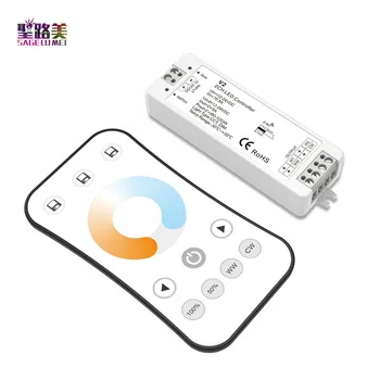 V2 + R7-1 DC 12V -24V 2CH Dual Color LED Controller Kit 2 channels 2.4G RF Wireless Dimmer for LED Strip Light Tape Ribbon
V2 + R7-1 DC 12V -24V 2CH Dual Color LED Controller Kit 2 channels 2.4G RF Wireless Dimmer for LED Strip Light Tape Ribbon