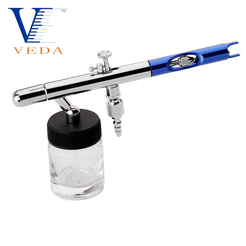 VEDA Multi-Purpose Precision Dual-Action Siphon Feed Airbrush 0.35 mm Tip 3/4 oz Bottle 1/6 oz Color Cup Cutaway Handle Airbrush
VEDA Multi-Purpose Precision Dual-Action Siphon Feed Airbrush 0.35 mm Tip 3/4 oz Bottle 1/6 oz Color Cup Cutaway Handle Airbrush