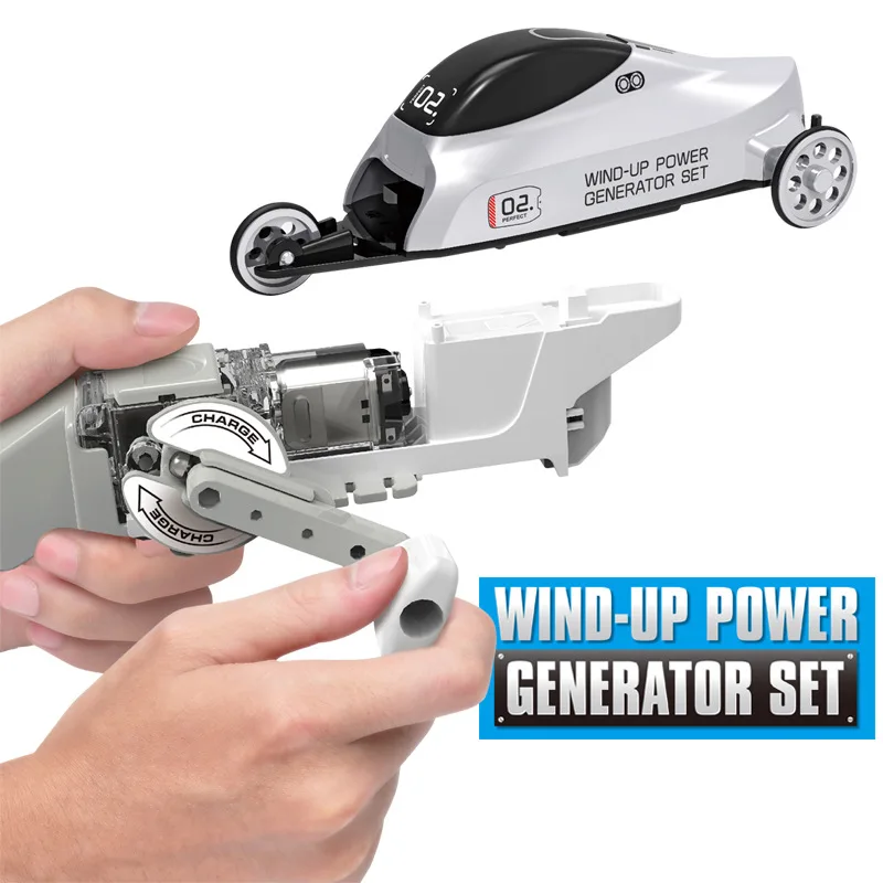 DIY Assembled Hand-cranking Power Generation CHILDREN'S Intelligence Toys Experimental Power Generation Set China Science Publis
DIY Assembled Hand-cranking Power Generation CHILDREN'S Intelligence Toys Experimental Power Generation Set China Science Publis