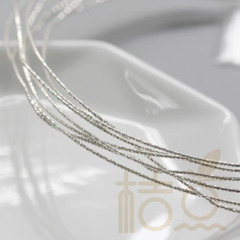 One Meter (3.28 Feet) Solid Sterling Silver Textured Round Wire - Half Hard - Wire Wrapping Wire (SS003-TSW)
One Meter (3.28 Feet) Solid Sterling Silver Textured Round Wire - Half Hard - Wire Wrapping Wire (SS003-TSW)