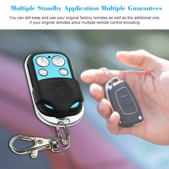 433Mhz Universal Remote Control Code Grabber For Gate Wireless RF 4 Channel Electric Cloning For Gate Garage Door Car Keychain
433Mhz Universal Remote Control Code Grabber For Gate Wireless RF 4 Channel Electric Cloning For Gate Garage Door Car Keychain