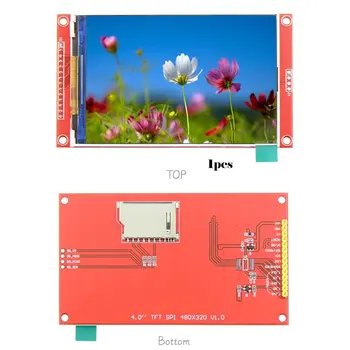 4.0inch TFT SPI Serial LCD Resolution 480*320 4.0inch LCD Display Module with SD Card Slot 3.3V-5V Driver IC ST7796S
4.0inch TFT SPI Serial LCD Resolution 480*320 4.0inch LCD Display Module with SD Card Slot 3.3V-5V Driver IC ST7796S