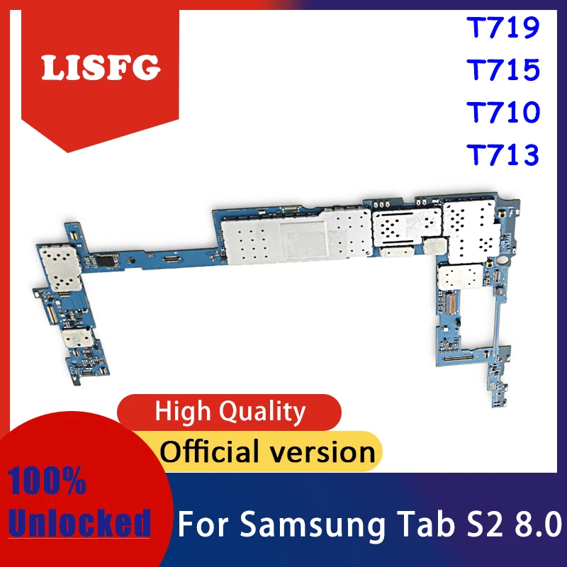 100% Unlocked Used Mainboard For Samsung Galaxy Tab S2 8.0 T719 T715 T710 T713 Motherboard Logic Board With Full Chips
100% Unlocked Used Mainboard For Samsung Galaxy Tab S2 8.0 T719 T715 T710 T713 Motherboard Logic Board With Full Chips