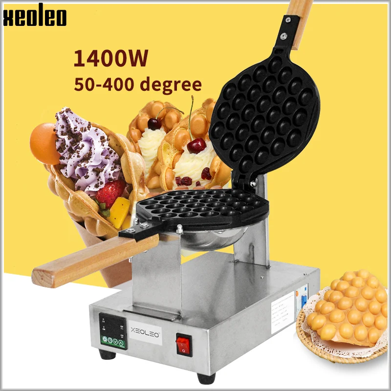 XEOLEO Electric Waffle Maker 1400W Egg Puff Waffle Maker Machine Non-stick Coating Bread Maker Machine Intelligent Panel
XEOLEO Electric Waffle Maker 1400W Egg Puff Waffle Maker Machine Non-stick Coating Bread Maker Machine Intelligent Panel