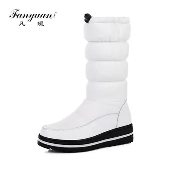 fanyuan Top Quality Waterproof Snow Boots Large Size 44 Comfortable Shoes Woman Non-slip Russia Winter Warm Boots Women
fanyuan Top Quality Waterproof Snow Boots Large Size 44 Comfortable Shoes Woman Non-slip Russia Winter Warm Boots Women