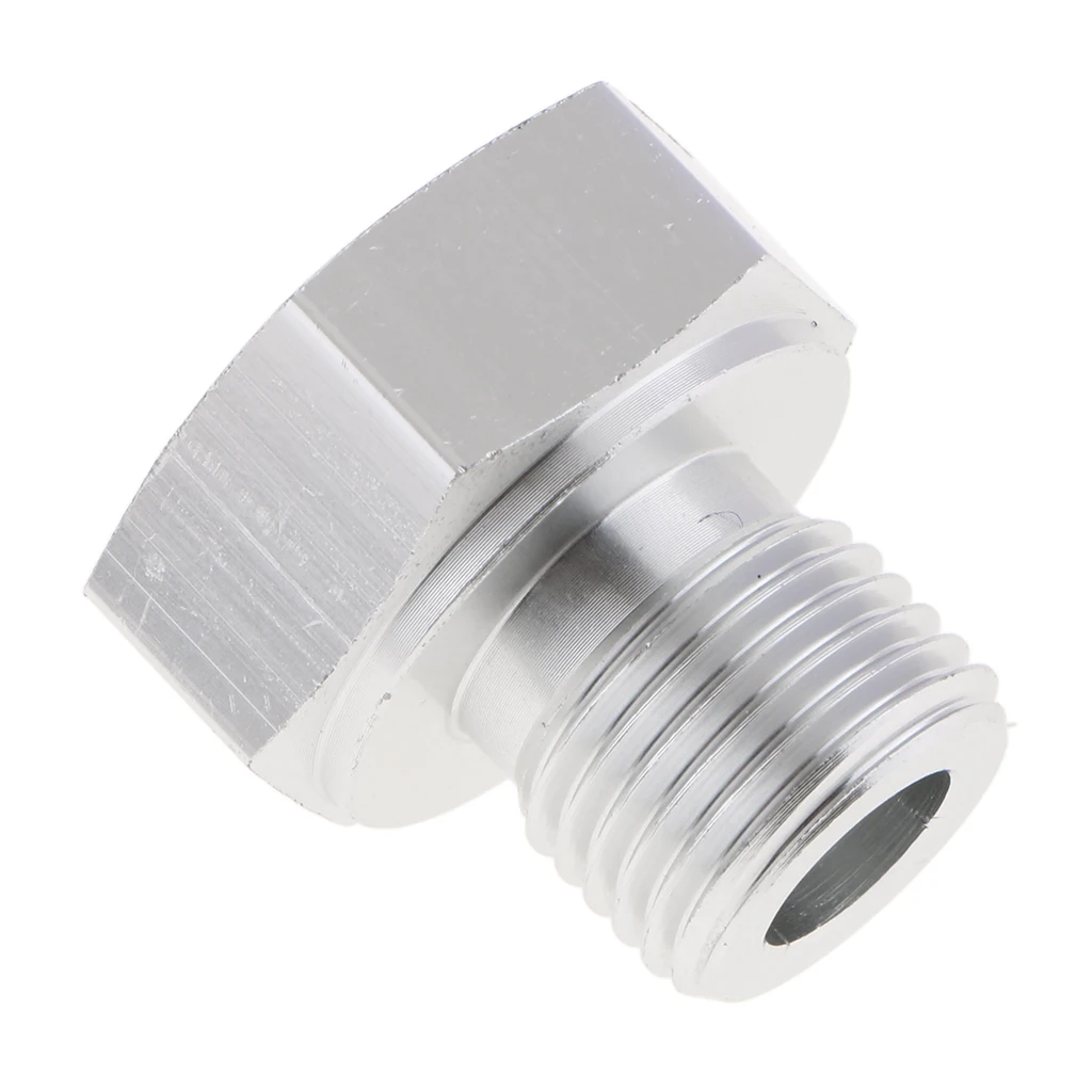 Oil Pressure Sensor Adapter M16X1.5 to 1/8 NPT Turbo Feed Port Gauge Adapter with Gasket,Sliver Oil Pressure Sensor Adapter M16X1.5 to 1/8 NPT Turbo Feed Port Gauge Adapter with Gasket,Sliver