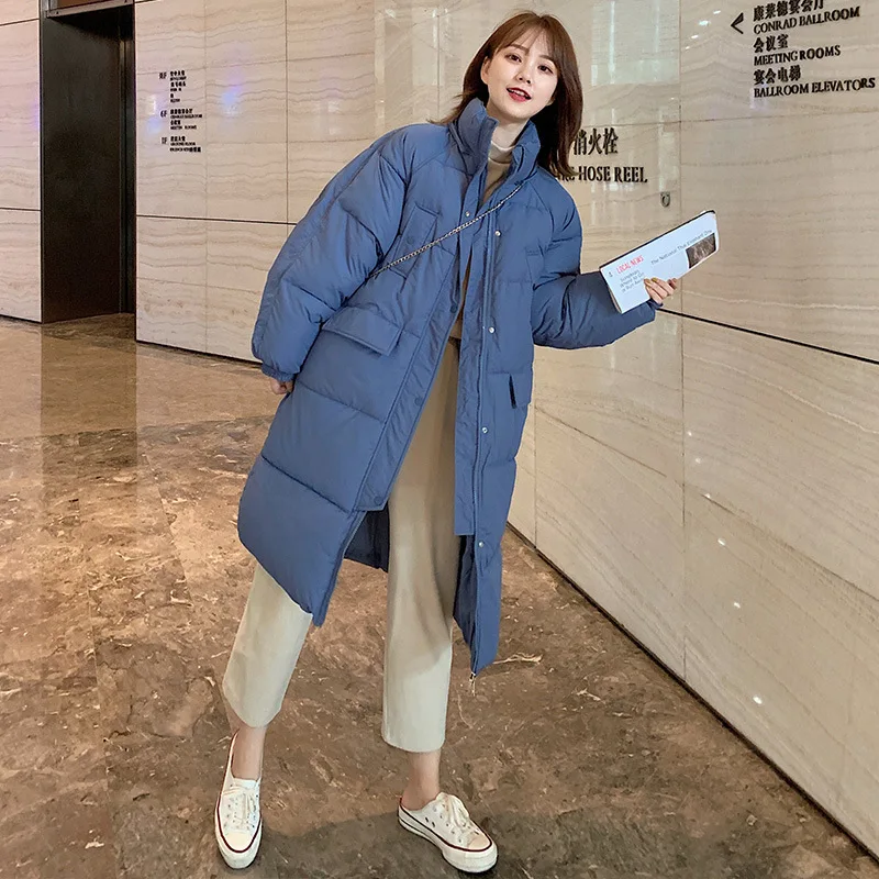 2019 New Style Korean-style Mid-length Hooded College Style down Jacket Cotton-padded Clothes Women's Loose And Plus-sized down
2019 New Style Korean-style Mid-length Hooded College Style down Jacket Cotton-padded Clothes Women's Loose And Plus-sized down