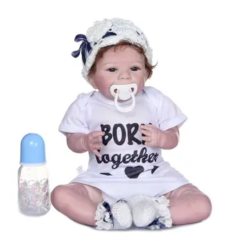 55cm Realistic Doll Soft Body Vinyl Toddler Babies Lifelike Boy Toy Birthday Christmas Gift
55cm Realistic Doll Soft Body Vinyl Toddler Babies Lifelike Boy Toy Birthday Christmas Gift