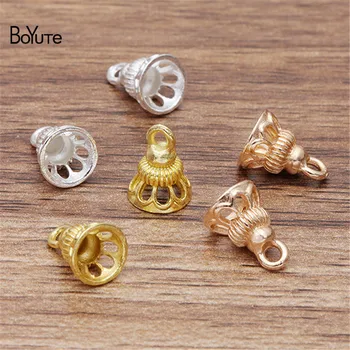 BoYuTe (100 Pieces/Lot) Factory Direct Wholesale DIY Jewelry Accessories Metal Alloy 8.5*11MM Flower Bead Caps with Loop
BoYuTe (100 Pieces/Lot) Factory Direct Wholesale DIY Jewelry Accessories Metal Alloy 8.5*11MM Flower Bead Caps with Loop