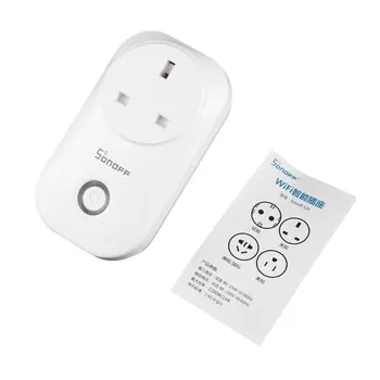 Sonoff S20 Smart Home Wifi Wireless Remote Socket Power Socket Via App Phone Household Automation Outlet Switch Timer
Sonoff S20 Smart Home Wifi Wireless Remote Socket Power Socket Via App Phone Household Automation Outlet Switch Timer