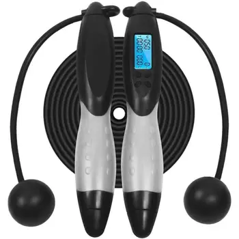 Jump Ropes with Counter Sports Fitness Adjustable Fast Speed Counting Jump Skip Rope Digital counting speed skipping counter
Jump Ropes with Counter Sports Fitness Adjustable Fast Speed Counting Jump Skip Rope Digital counting speed skipping counter
