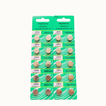 Nightkonic (12 packs)120 PCS LR44 AG13 LR1154 SR44 A76 357A 303 357 LR44W Battery Coin Cell 1.55V Alkaline For Watches Toys
Nightkonic (12 packs)120 PCS LR44 AG13 LR1154 SR44 A76 357A 303 357 LR44W Battery Coin Cell 1.55V Alkaline For Watches Toys
