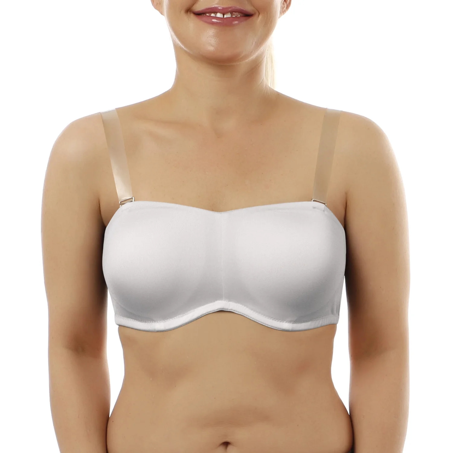 

Women Bra Silicone Strapless White Bras For Women Wire Bone Padded A B C D DD DDD E F G 32 34 36 38 40 42 44 46 48 EU UK CA US