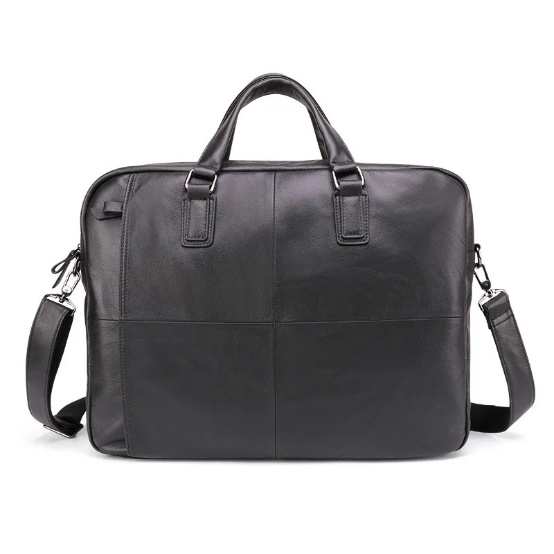 2019 Genuine Leather Men's Briefcase Large Capacity Business Bag Black Male 17in Laptop Bag Messenger Shoulder Bag Handbag GW12 
2019 Genuine Leather Men's Briefcase Large Capacity Business Bag Black Male 17in Laptop Bag Messenger Shoulder Bag Handbag GW12