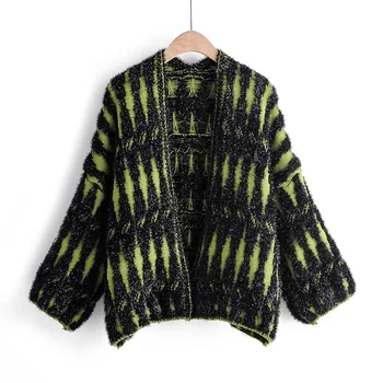 Women Casual Jacquard Vertical Striped Winter Fluffy Cardigans 2019 Korean Open Stitch Knitwear Christmas Ugly Cozy Sweaters
Women Casual Jacquard Vertical Striped Winter Fluffy Cardigans 2019 Korean Open Stitch Knitwear Christmas Ugly Cozy Sweaters